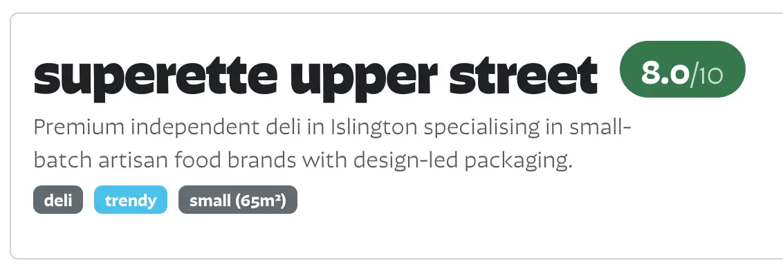 Brand fit scores in Findie